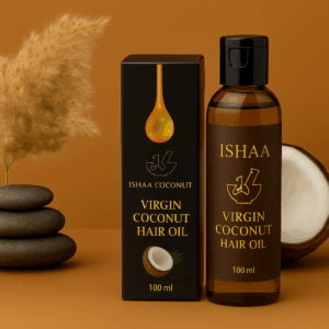 Ishaa Virgin Coconut Hair Oil for Women and Men ( 100Ml )