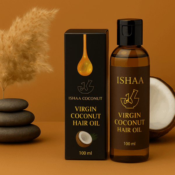Ishaa Virgin Coconut Hair Oil for Women and Men ( 100Ml )